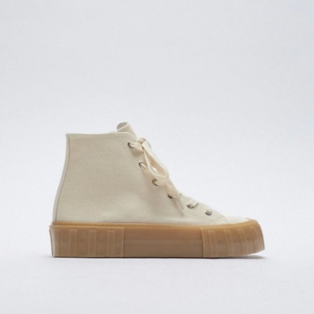 Zara Canvas Boots